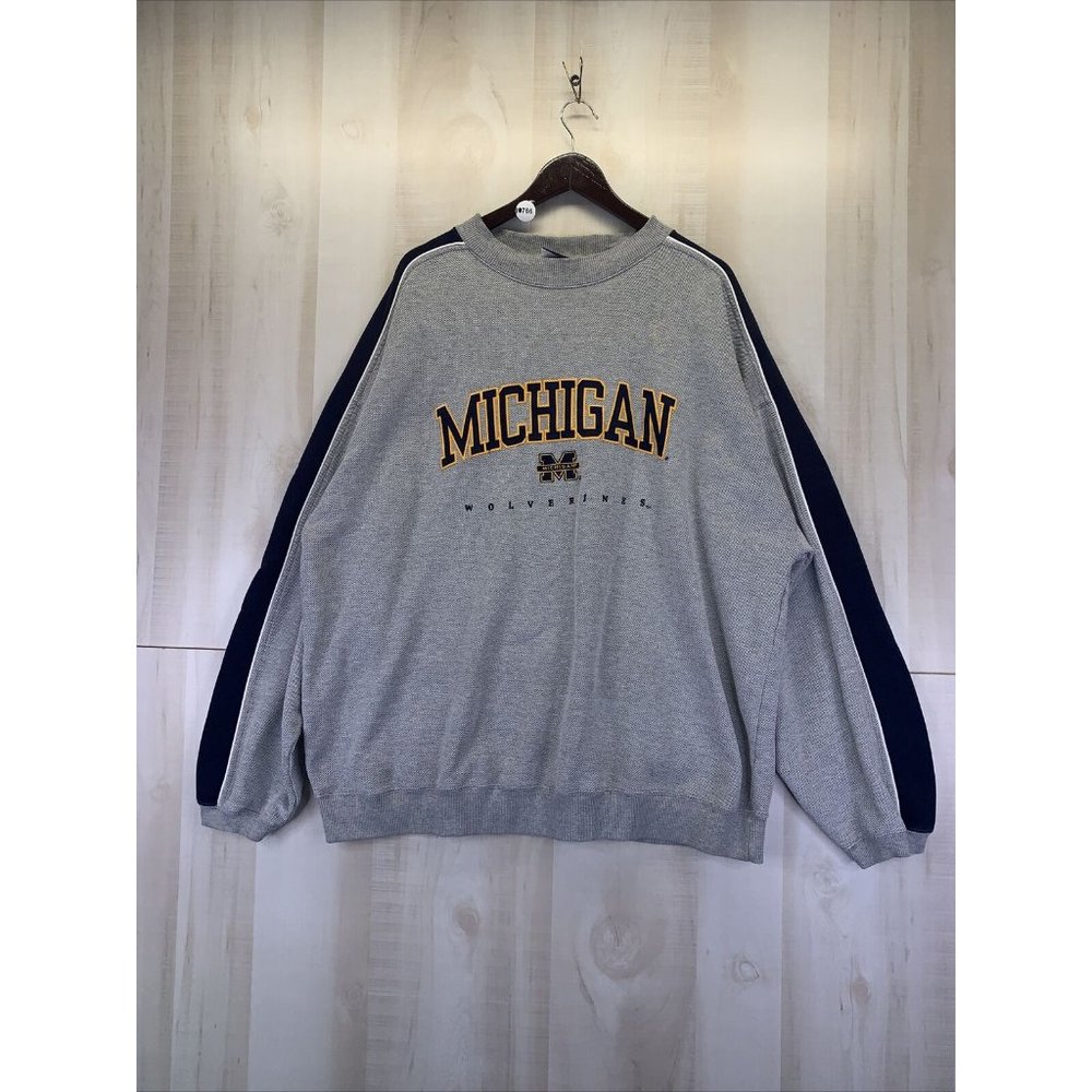 Vintage 90s Michigan Wolverines Varsity Classics By NCC Sweatshirt 2XL-10766